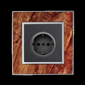 1  gang   schuko   socket  YS-023