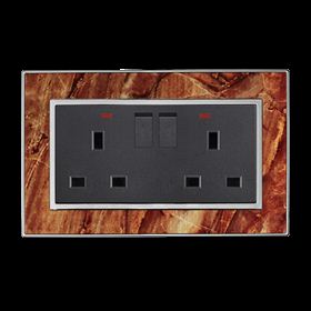  Double 13A switched socket  YS-026