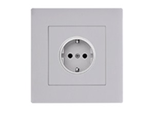 86型暗装开关  1 gang schuko socket  E-034